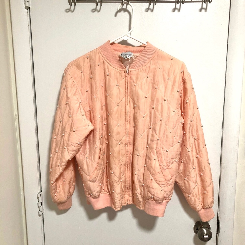Vintage Pink Silk Jacket